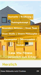 Mobile Screenshot of casa-vita-fitness.de